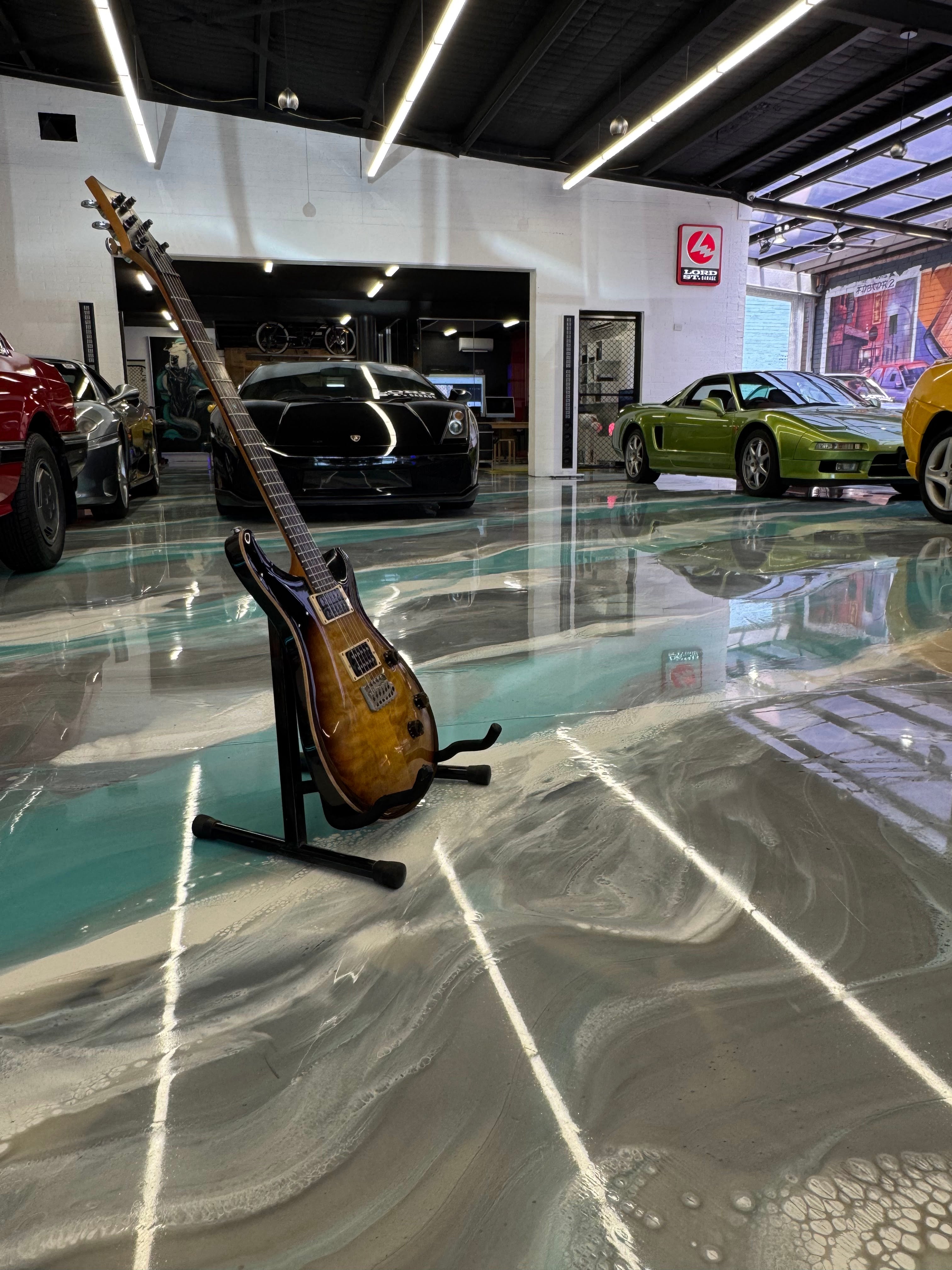 1989 Paul Reed Smith CE-24 Two Tone Tobacco Black Sunburst Quilt Maple Top w/Brazilian Rosewood on Maple Neck