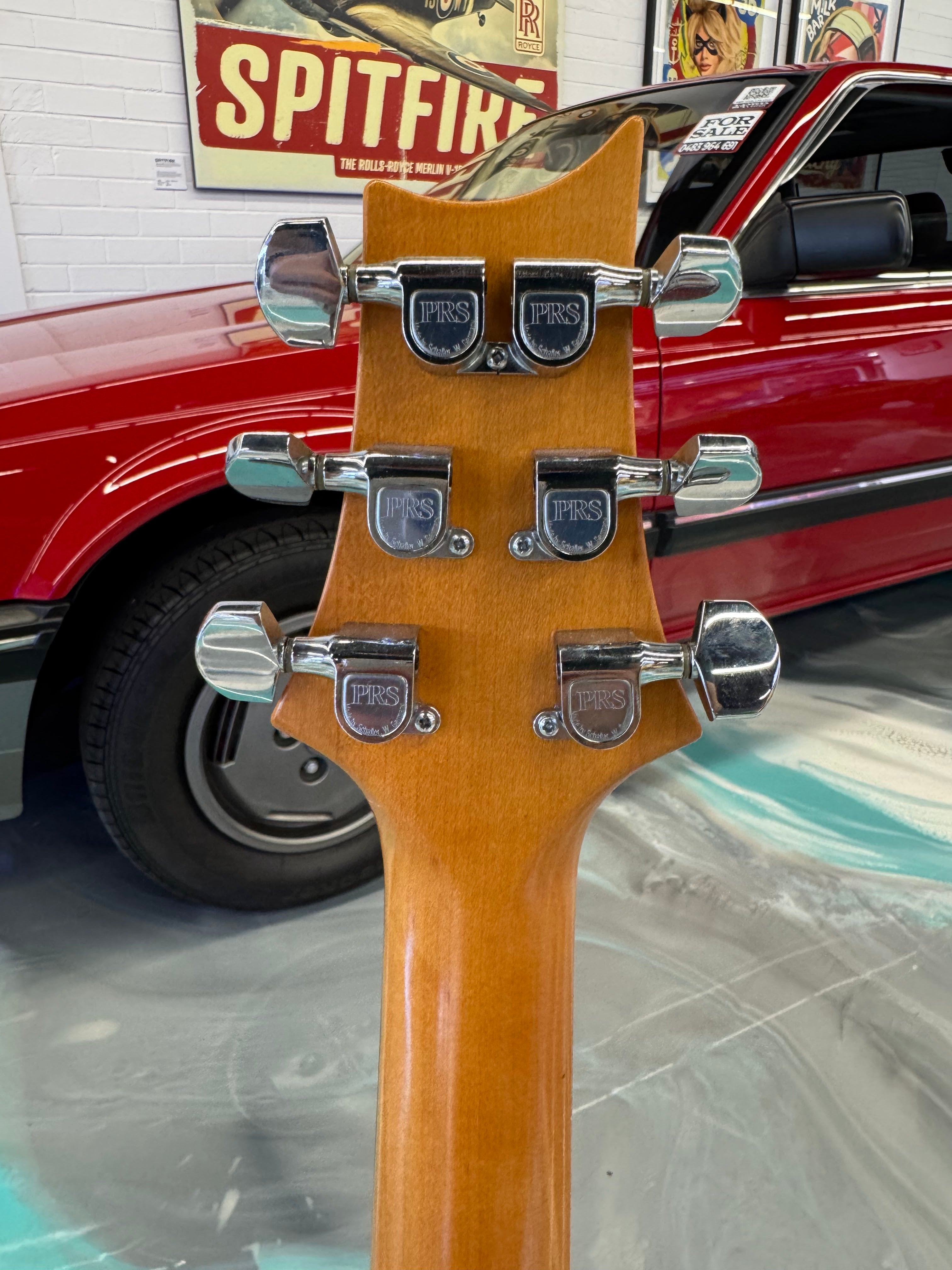 1989 Paul Reed Smith CE-24 Two Tone Tobacco Black Sunburst Quilt Maple Top w/Brazilian Rosewood on Maple Neck
