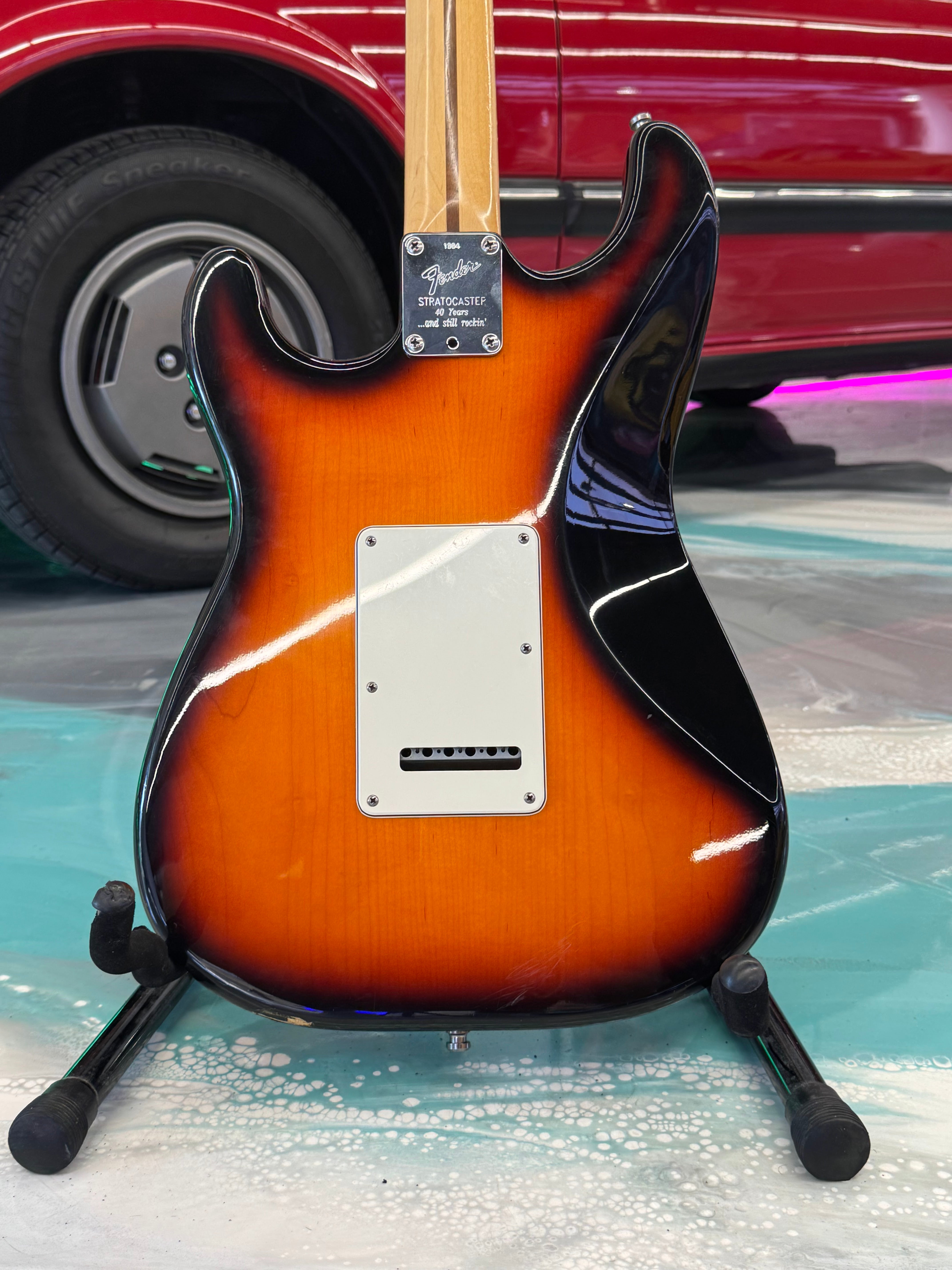 REISSUE 1954 Fender Commerative Stratocaster - Enamel Badge