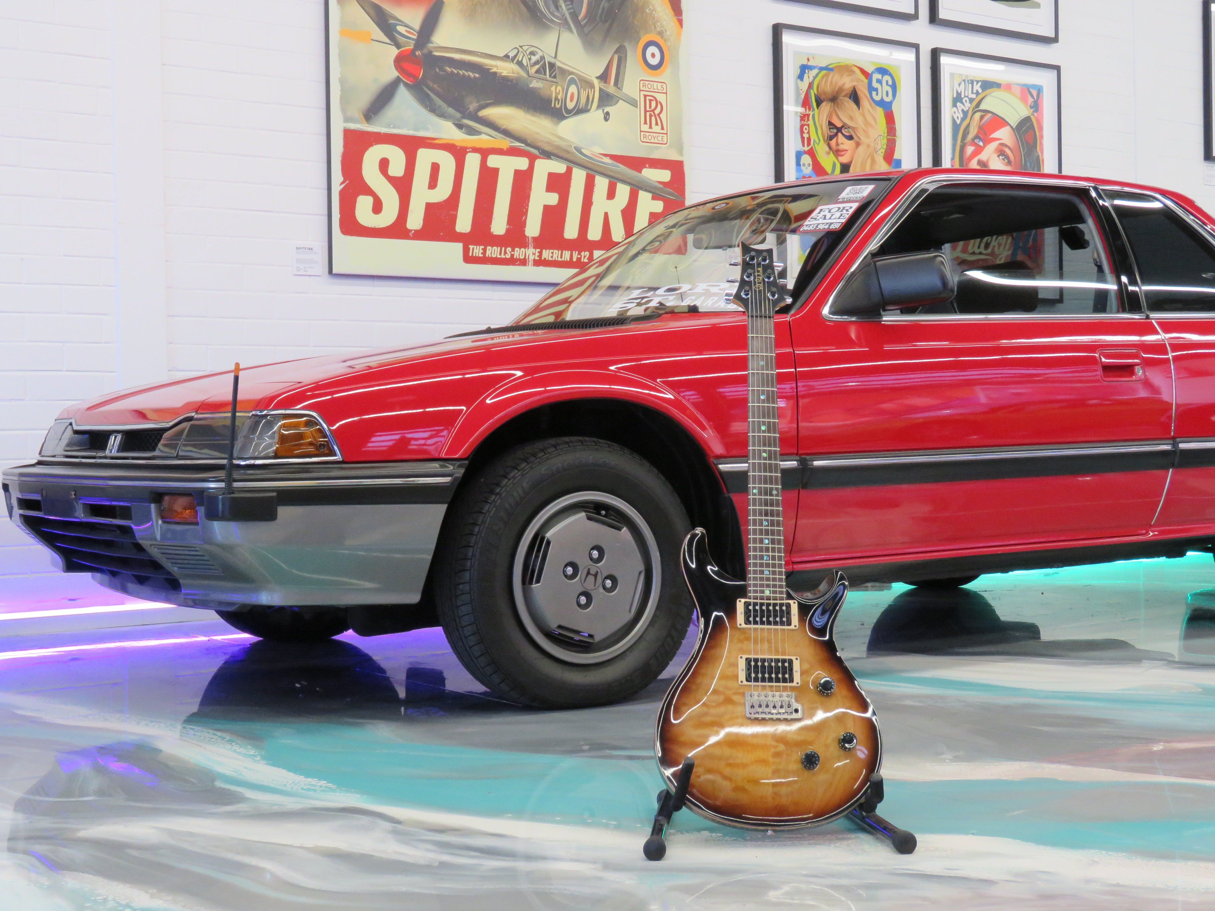 1989 Paul Reed Smith CE-24 Two Tone Tobacco Black Sunburst Quilt Maple Top w/Brazilian Rosewood on Maple Neck