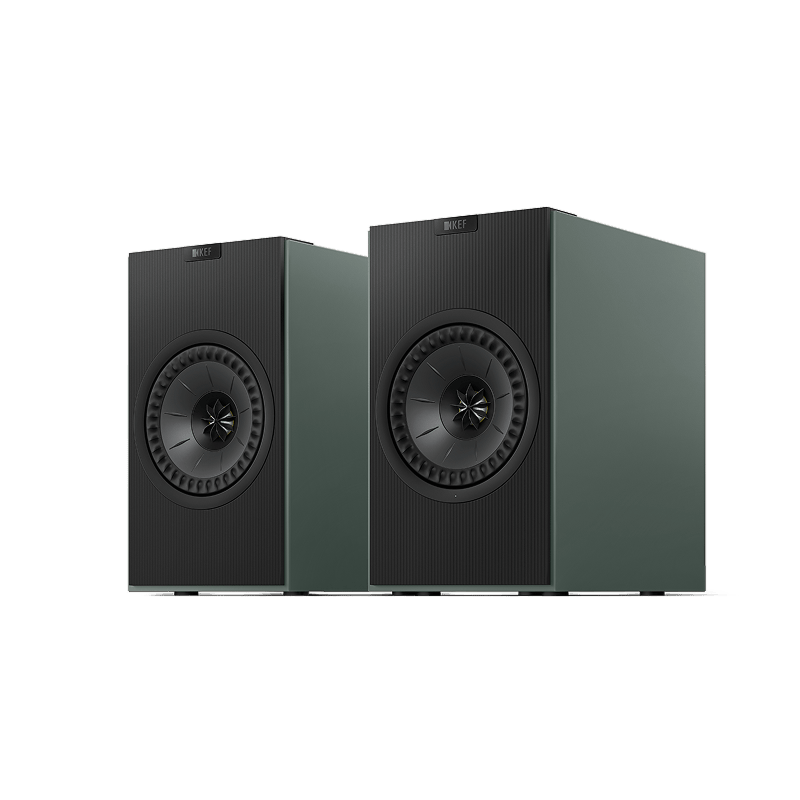 PROMO!! KEF Coda W Wireless HiFi Speaker (Dark Titanium) + Audio Technica LPW40 Turntable