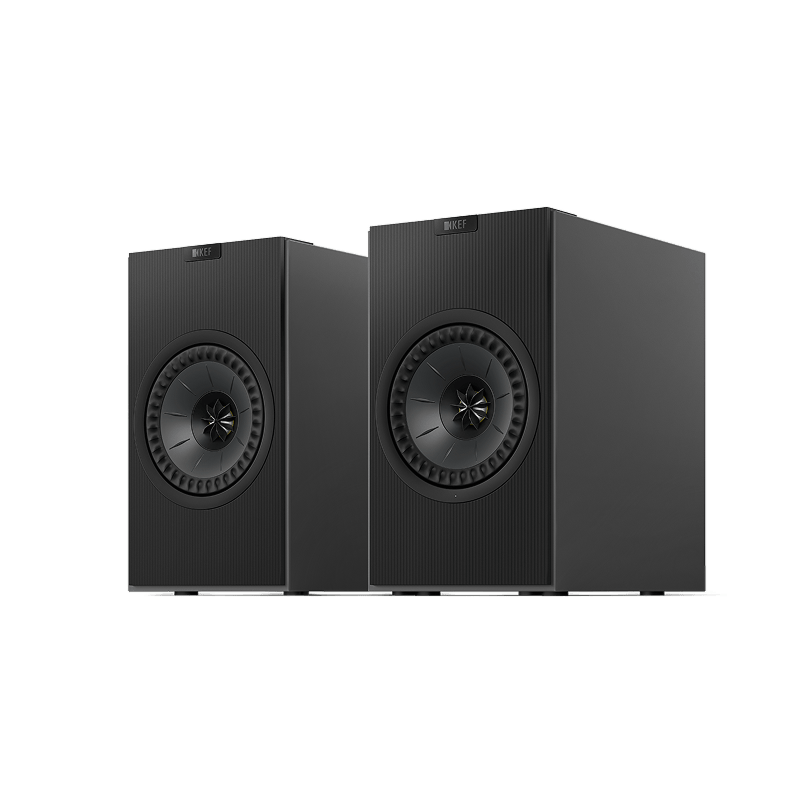 PROMO!! KEF Coda W Wireless HiFi Speaker (Dark Titanium) + Audio Technica LPW40 Turntable
