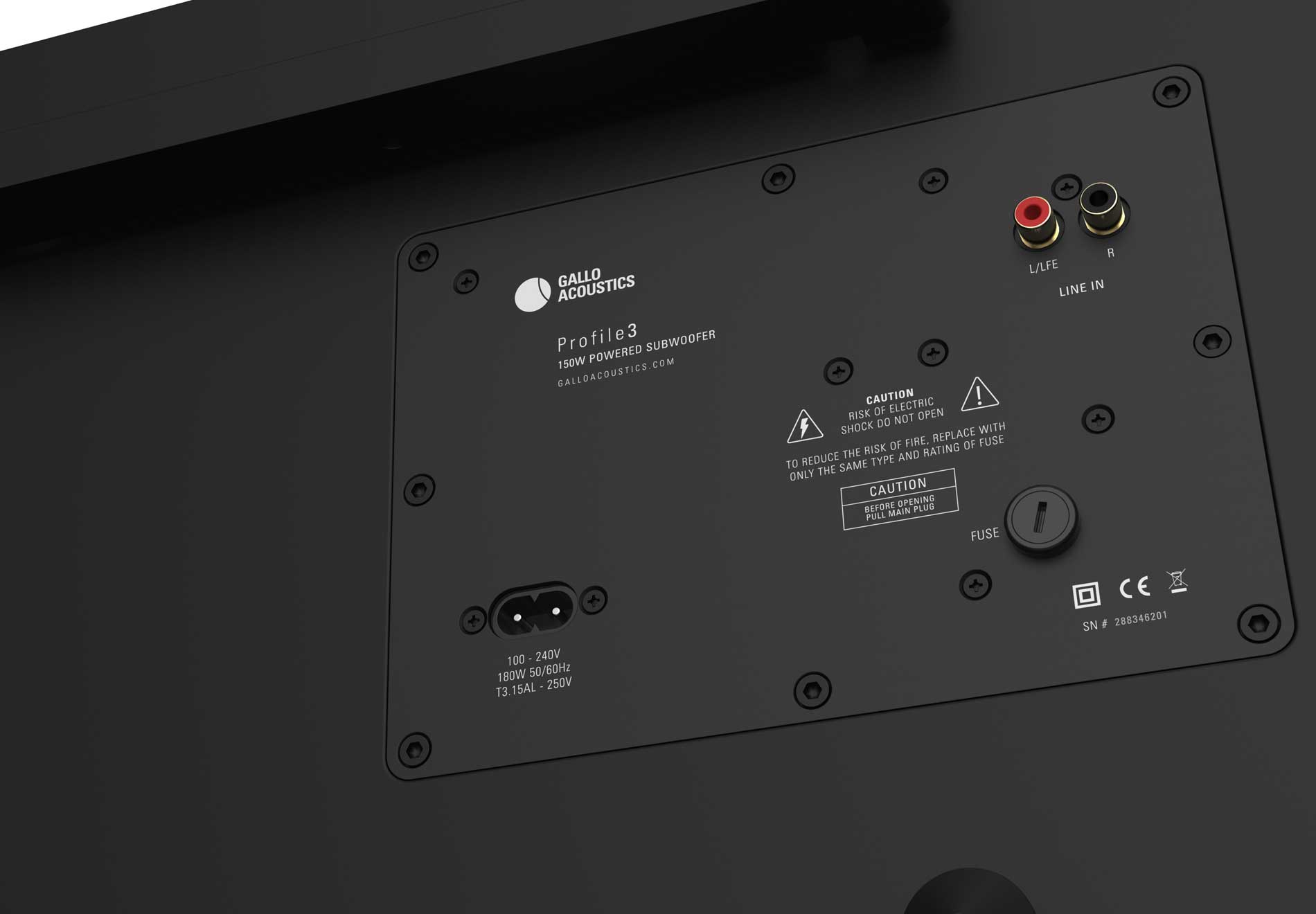 Gallo Acoustics PROFILE1 On Wall Speakers