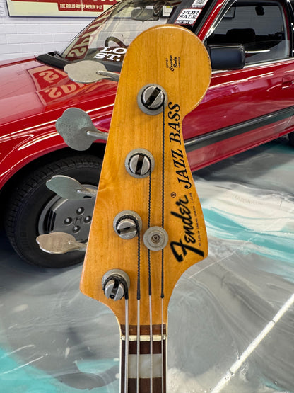 1972 Fender Jazz Bass in Sunburst w/Rosewood Neck