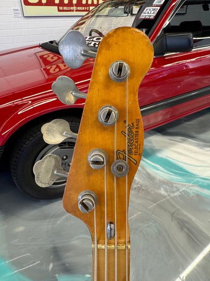 1974 Fender Telecaster Bass REFINISHED in Candy Apple Red