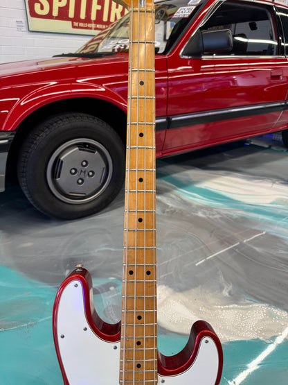 1974 Fender Telecaster Bass REFINISHED in Candy Apple Red