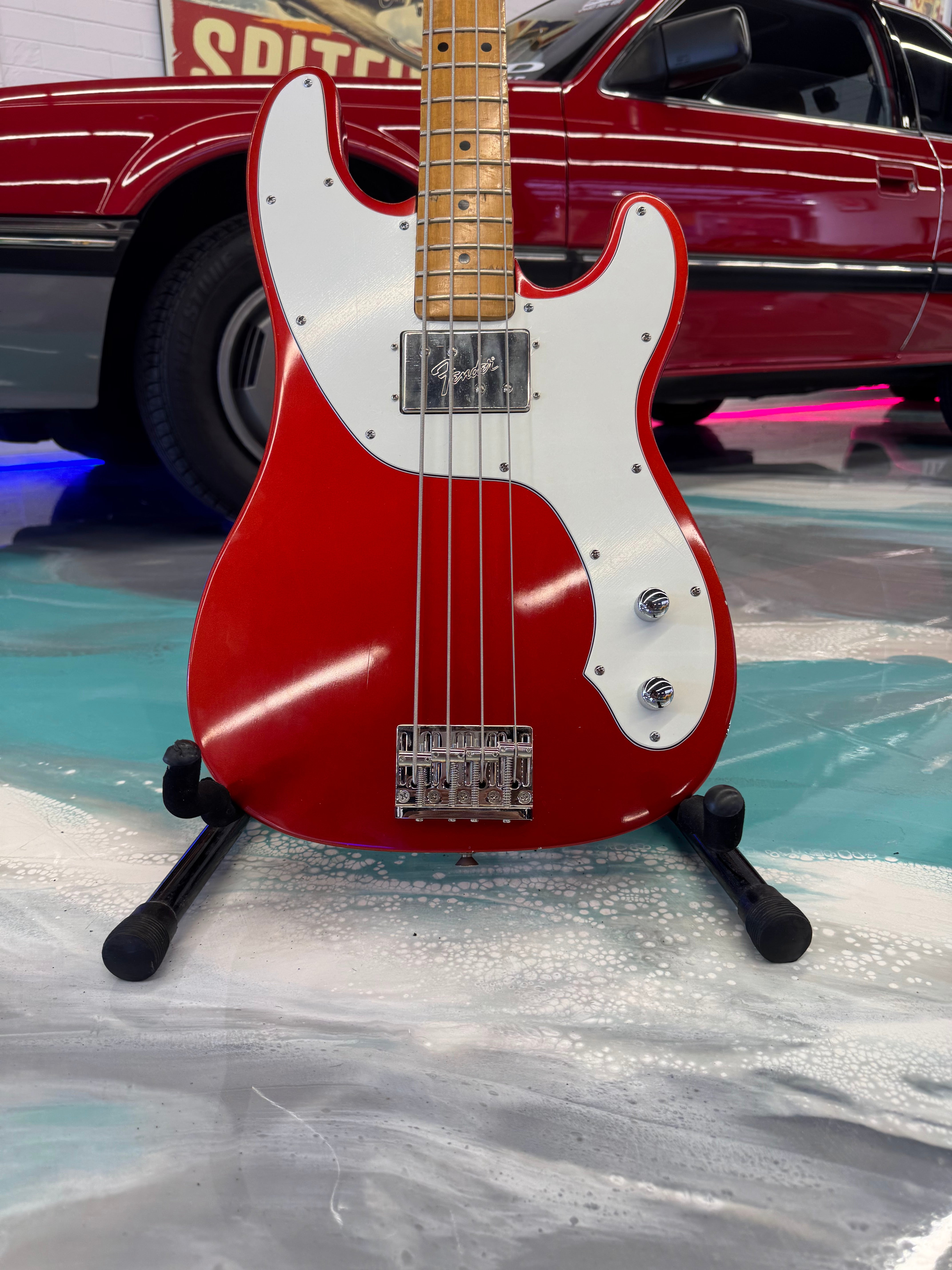 1974 Fender Telecaster Bass REFINISHED in Candy Apple Red