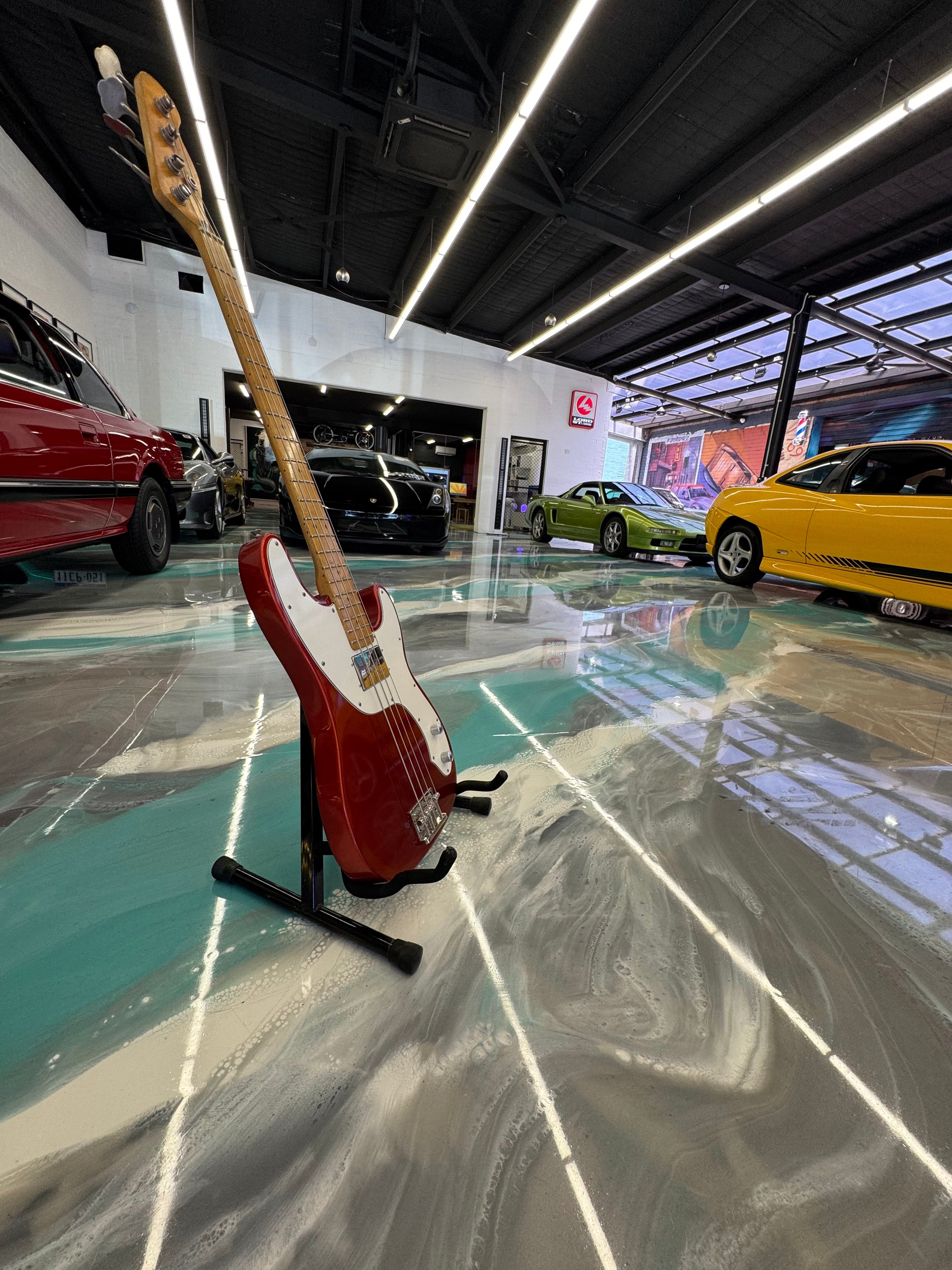 1974 Fender Telecaster Bass REFINISHED in Candy Apple Red