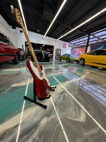 1974 Fender Telecaster Bass REFINISHED in Candy Apple Red
