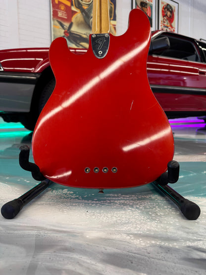 1974 Fender Telecaster Bass REFINISHED in Candy Apple Red