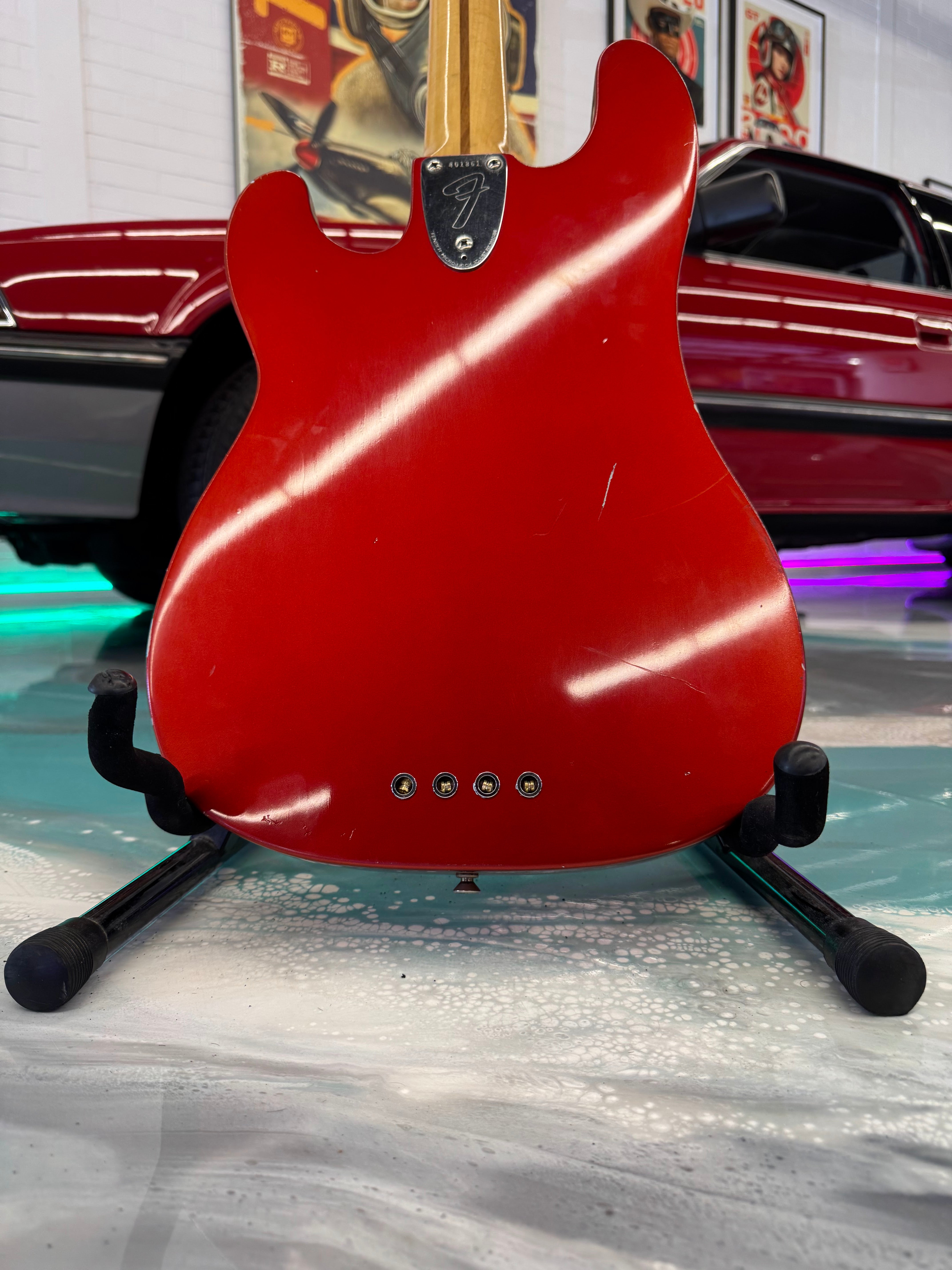 1974 Fender Telecaster Bass REFINISHED in Candy Apple Red