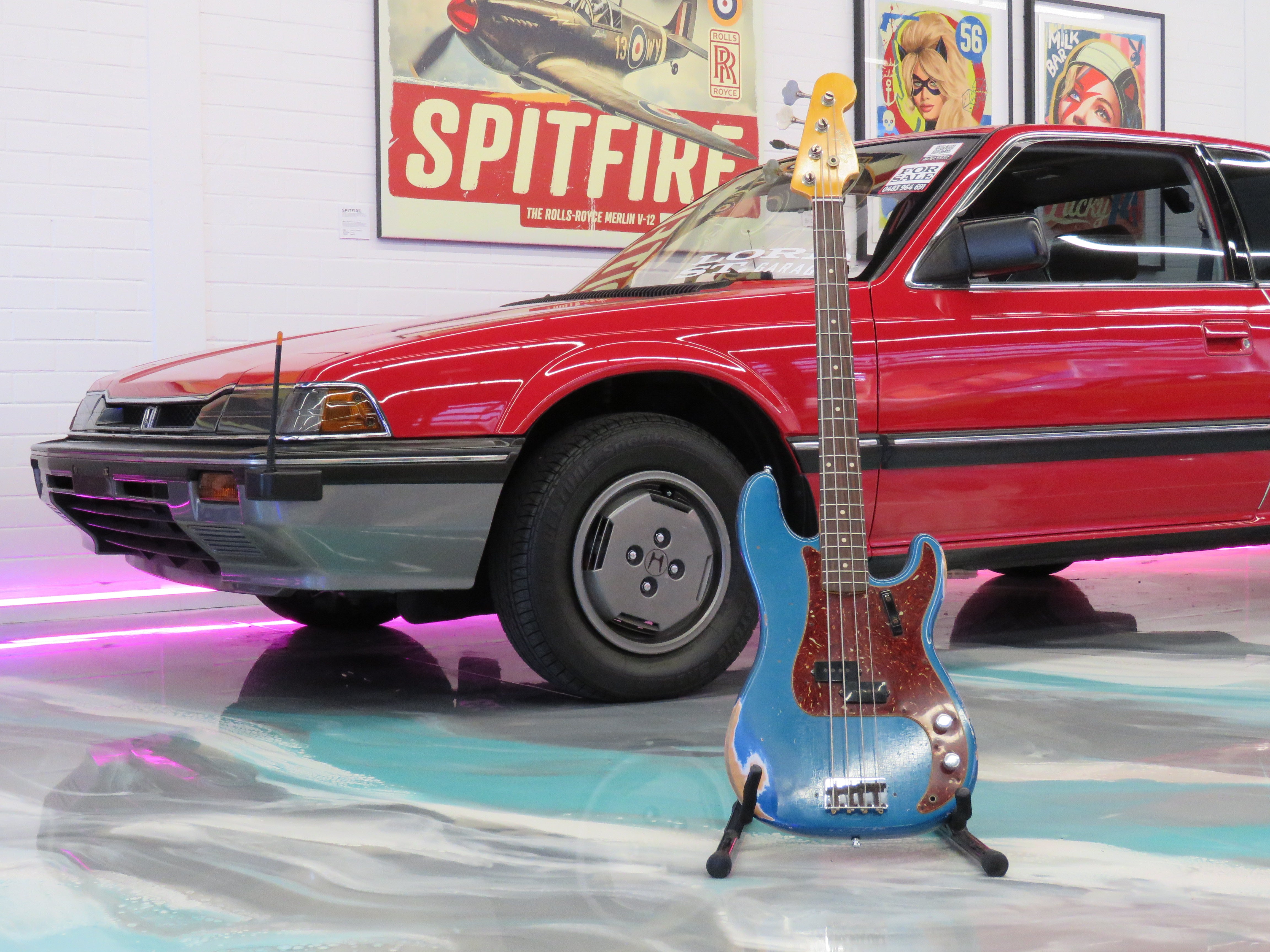 REISSUE 1963 Fender Precision Custom Shop Relic w/Alder Body, Maple on Rosewood