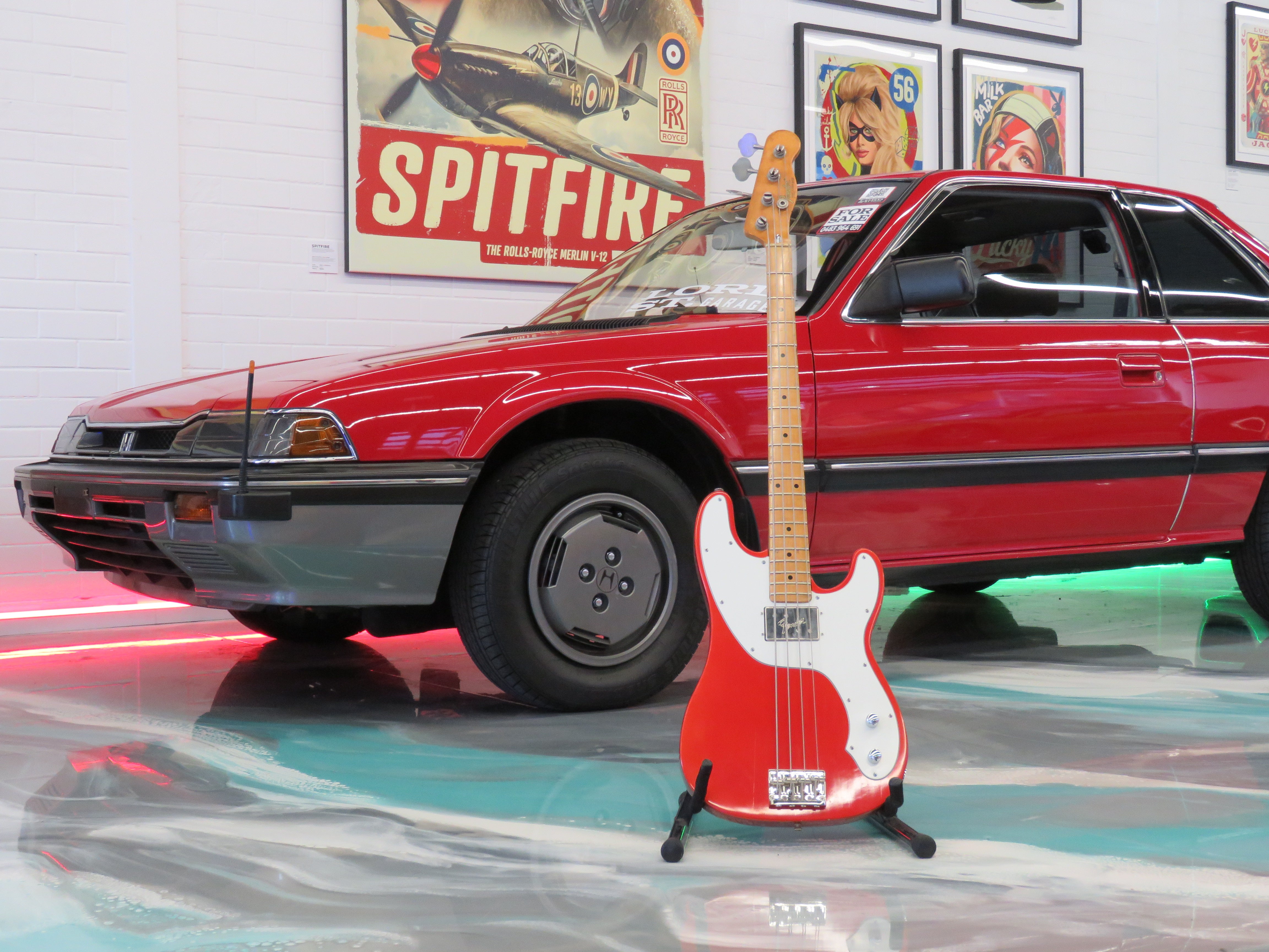 1974 Fender Telecaster Bass REFINISHED in Candy Apple Red