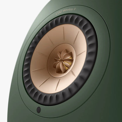 KEF LS50II Wireless Bookshelf Speakers - Moss Green