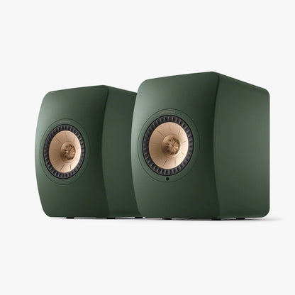 KEF LS50II Wireless Bookshelf Speakers - Moss Green