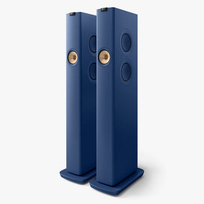 KEF LS60 Wireless Floorstanding Speakers - Royal Blue (pair)