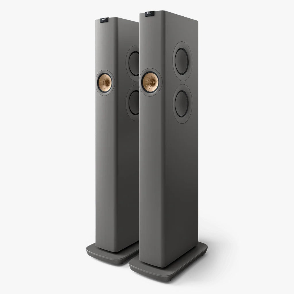 KEF LS60 Wireless Floorstanding Speakers - Titanium Grey (pair)