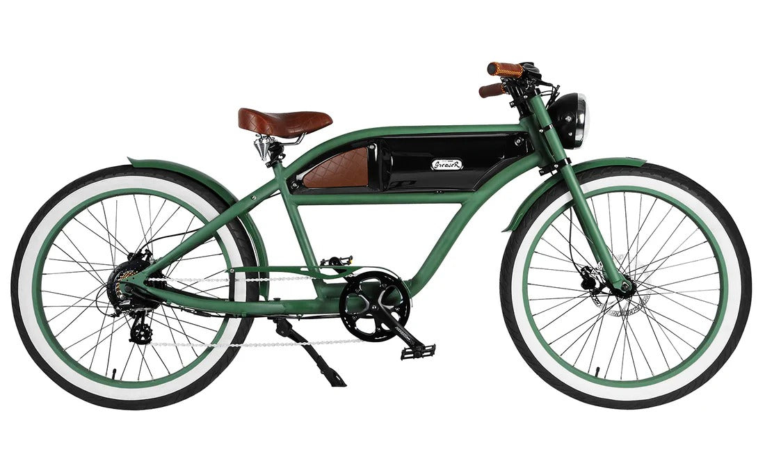 Michael Blast Greaser Classic E-Bike 250W GREEN/BLACK