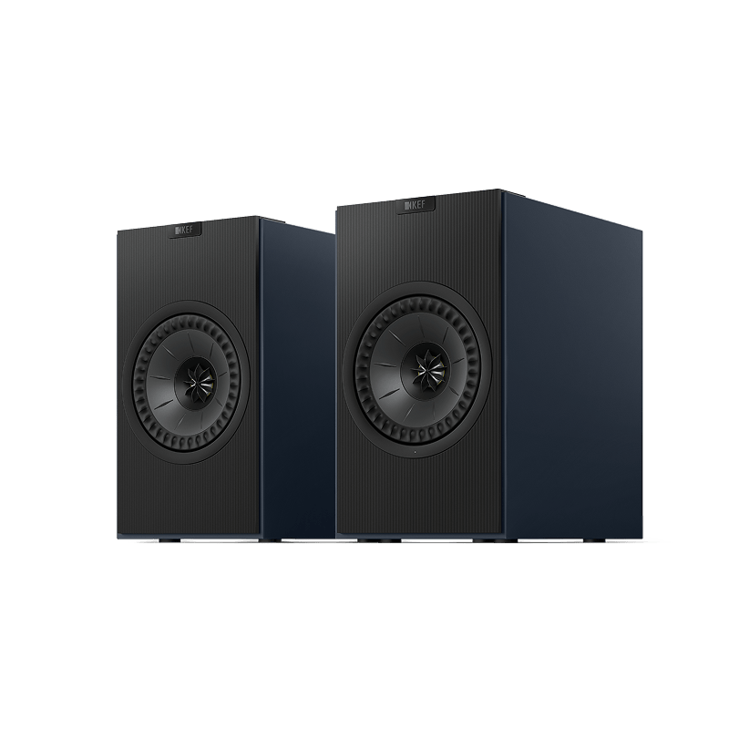 PROMO!! KEF Coda W Wireless HiFi Speaker (Midnight Blue) + Audio Technica LPW40 Turntable