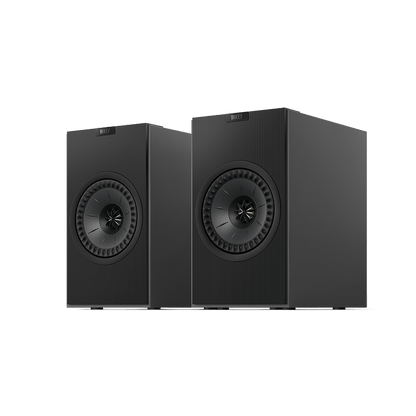PROMO!! KEF Coda W Wireless HiFi Speaker (Dark Titanium) + Audio Technica LPW40 Turntable