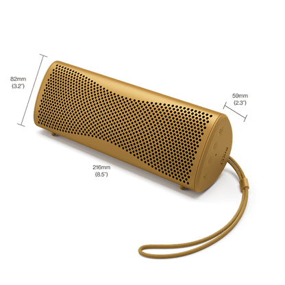 KEF Muo Hi-Fi Bluetooth Speaker - Amber Haze
