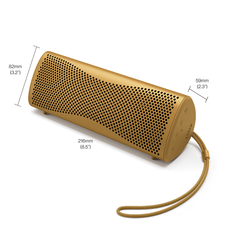 KEF Muo Hi-Fi Bluetooth Speaker - Amber Haze