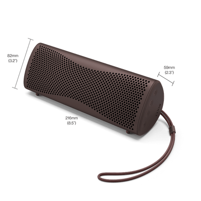 KEF Muo Hi-Fi Bluetooth Speaker - Cocoa Brown