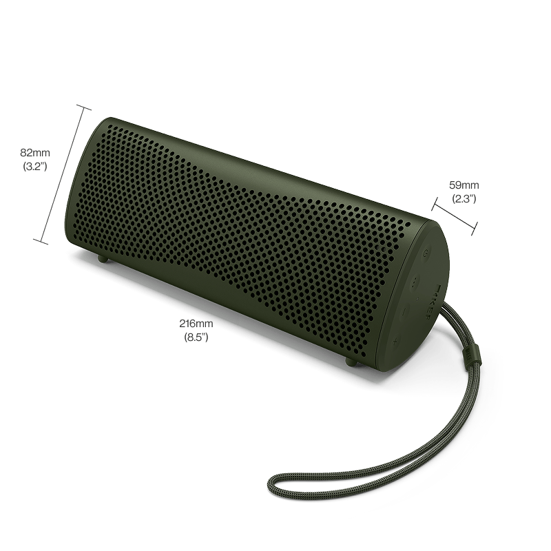 KEF Muo Hi-Fi Bluetooth Speaker - Moss Green