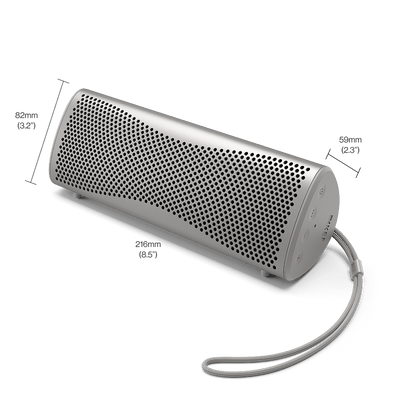 KEF Muo Hi-Fi Bluetooth Speaker - Silver Dusk